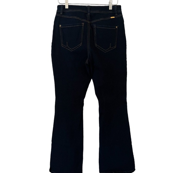 INC International Concepts Flare Leg Regular Fit Stretchy Button Fly Jeans - 8 - Picture 4 of 8